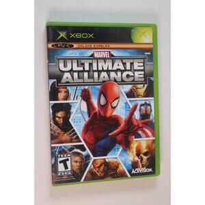 Marvel: Ultimate Alliance (Microsoft Original Xbox, 2006) Complete CIB - Tested